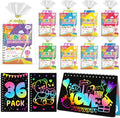 Party Favors for Kids: 36 Pack Rainbow Scratch Art Notebook Back to School Students Classroom Gifts Bulk for Girls Boys Goodie Bags Stuffers, Return Gifts for Birthday Party Favors Bulk