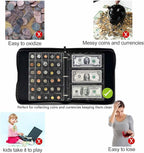 321 Pockets Fireproof Coin Collection Holder Album Book for Collectors, 312 Pockets Coins Collecting Album and 9 Sleeves Paper Money Coins Collecting Album for Coin Currency Collection Supplies, Stamp