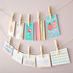 Juvale Wooden Clothespins & Hanging Clips - 100 Pack, 3.9x0.6x0.6in, Natural Wood, Modern - Heavy Duty Laundry Clips for Outdoor Clothesline - Clothespins for Crafts & Photo Displays
