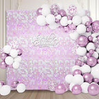 24PCS Colorful Light Pink Shimmer Wall Backdrop, Square Sequin Photo Backdrops Panel, Glitter Wall Background for Birthdays, Weddings, Christmas, Engagements, Disco Bachelorette Party Decor (3FTx4FT)