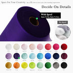Purple Tulle Fabric Rolls 54 Inch by 40 Yards Tulle Bolt Spool for Wedding Decorations DIY Halloween Tutu Baby Shower Table Skirt Ceiling Decor Birthday Party Craft Supplies