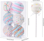LANGXUN 6pcs Lollipop Candy Land 2025 Xmas Birthday Party Wedding Suppiles Decoration, Hanging Candy Cane Christmas Tree Décor, Christmas Decorative Hanging Ornaments Crafts