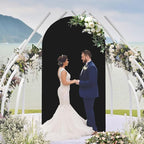 Black Arch Cover 4x7.2ft Arch-Backdrop-Cover Spandex Arched Covers Stretchy Backdrop Chiara Arches Frame Fabric for Birthday Party Baby Shower Gender Reveal Wedding Arch Back Drop Arbor Decor