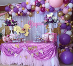 Poise3EHome 2Pcs 2Ft x 8Ft Sequin Backdrop Curtains, Glitter Photography Background, Sequence Xmas Thanksgiving Backdrop (Lavender, 2 pcs-2ftx8ft)