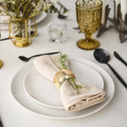 Lallisa Gold Napkin Rings Metal Napkin Ring Holders for Cloth Table Decorations for Wedding Anniversary Birthday Dinners Party of Table Setting(36 Pcs,Classic)