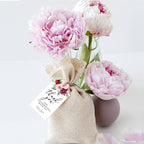 Andaz Press 100-Pack Personalized Thank You for Celebrating with Us Wedding Favor Tags with Bakers Twine Pink Burgundy Florals Custom Cardstock Wedding Gift Tags for Party Favors 2 x 3.75-Inches