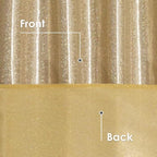 Fitable Sequin Tablecloth for Parties 52x70 Inch - Sparkle Glitter Table Cloth Laser Rectangle Overlay for Wedding Baby Shower Ceremony Birthday Holiday Banquet Decor, Khaki