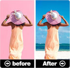 8x10FT Pink Screen Backdrop Background for Photography, Polyester Photo Backdrop for Photoshoot, Party, Video