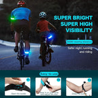 LED Armband Running USB Rechargeable(2 Pack), High Visibility Wristband for Runners, Joggers, Pet Owners, Cyclists, Adjustable Waterproof Reflective Bracelets for Night Running, Walking