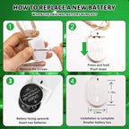 HXWEIYE 6 Pack Green Fairy Lights Battery Operated, 7ft 20LED Mini Fairy String Lights Mason Jar Lights, Waterproof Firefly Starry Lights for DIY Wedding Party Bedroom Patio Christmas Décor