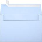 LUXPaper A9 Invitation Envelopes | Peel & Press | 5 3/4" x 8 3/4" | Baby Blue | 80lb. Text | 50 Qty