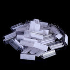 Boao 50 Pieces Table Skirting Clips EC Model Tablecloth Clips for Table 3/4 Inch - 1 Inch with Hook Loop for Indoor Outdoor Events