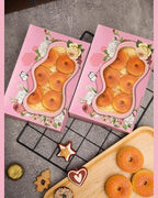 qiqee Mother's Day Auto-pop up Cookie Boxes with Window 24packs 12x8x2.5 Inch Bakery Box Pastry Box for Mother''s Day