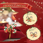 KPOSIYA 12PCS Christmas Napkin Rings Set of 6 and 6pcs Red Napkins Cloth, Metal Xmas Napkin Ring Holders for Winter Christmas Holiday Dinner Party Table Decoration