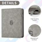 9 Pocket Card Binder,540 Pocket Trading Card Binders,Loading Pocket Collectible Card Album for MTG, TCG, Sport Card, Game Cards Grey