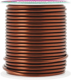 Mandala Crafts 13 Gauge Anodized Aluminum Craft Wire for Jewelry Making - 240 FT Colored Flexible Neutral Wire - Bendable for Bonsai Armature Crafting Sculpting