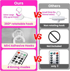 HXWEIYE 300LED Fairy Curtain Lights, 9.8x9.8Ft USB Plug-in 8 Modes Christmas String Hanging Lights with Remote for Bedroom Backdrop Wedding Party Indoor Wall Decor, Pink