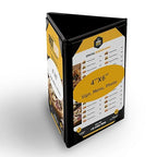 Menu Covers - Set of 10 Double-Sided Table Tent Cards for Restaurant, Dinner Party, and Bar Menus - Includes Bill Holder and Reserved Seating Signs - Easy to Clean and Foldable (20, 4"x6"Trifold)