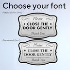 SPEEDYORDERS Custom Metal Signs, Personalized Aluminum Signs, 36x24 In, Brushed Silver, Words & Quotes, Home Decor, Business Signage