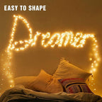 10 Pack Fairy Lights Battery Operated - 7ft 20 LED Twinkle Lights Copper Wire Mini String Lights Firefly Lights for Mason Jars DIY Crafts Christmas Centerpiece Table Decor, Warm White & Cool White