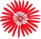 FeelfunFeather 120pcs Red Goose Cochettes Feather Natural Bulk 4-6 inch 10-15cm for Wedding Party Christmas Decorations DIY Crafts Goose Cochettes Feather