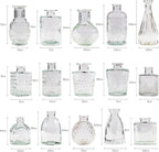 30 Pcs Bud Vase Set, Vases for Centerpieces, Cute Glass Bud Vases in Bulk, Small Vases for Flowers, Mini Vase Set for Wedding Decorations, Home Table Flower Décor