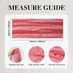Artoid Mode Pearl Red Gauze Table Runner 59x120 Inch , Seasonal Sheer Kitchen Dining Holiday Wedding Birthday Baby Shower Table Decor for Home Party