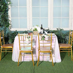SquarePie Sequin Tablecloth 50 x 72 Inch Iridescent Sparkly Table Linen for Wedding Party