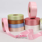 LaRibbons 3/8 Inch 25 Yard Double Faced Satin Ribbon,Red Small Satin Craft Fabric Ribbon for Gift Wrapping Floral Bouquets Wedding Party Decoration