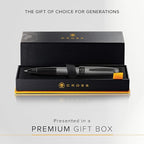 Cross Bailey Refillable Rollerball Pen Presented in a Premium Gift Box - Medium Point, Black Ink, Matte Gray