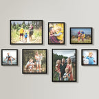 Mixtiles Official - Custom Photo Tiles - Personalized Printed Photos - Magnetic Wall Frames - Adhesive Sticker, No Nails - Various Sizes and Frames - wild-visual-7-Tile - Black Frame