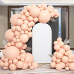 Wedding Arch Covers Arch Backdrop Cover Arch Stand Covers 7.2FT 6FT Set 2 Arch Cover Spandex Fabric Stretchy Backdrop for Wedding Birthday Party Decoration Baby Shower (White, Cover Only)