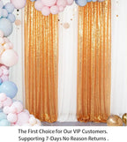 ShinyBeauty Sequin Backdrop Curtains 4 Panels Gold 2FTx8FT Gold Sequin Backdrop Sequin Fabric Photo Backdrop Curtains Gold Glitter Curtains for Party Baby Shower Backdrop Backgrounds
