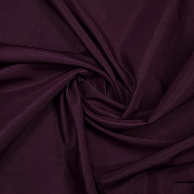 Gee Di Moda Rectangle Tablecloth - 70 x 120 Inch Eggplant - Heavy Duty Washable Polyester - For 6 or 8 Foot Rectangular Table