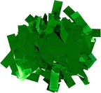 Ultimate Confetti, Rectangular Green Mylar Shiny Foil Metallic Confetti for Cannon and Launcher use - Gender Reveal Confetti for Wedding, Parties, Mother’s Day and Live Events - 1 lb, 16 oz