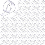 Eccliy 150 Pieces Transparent Clear Tablecloth Clips Plastic Table Cloth Clips Windproof Table Cover Holder Clamps Tablecloth Cloth Holder for Christmas Wedding Party Indoor Outdoor Camping Picnic