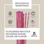 The Honey Jar Raspberry Flavored Honey Sticks - Pure Honey Straws For Tea, Coffee, or a Healthy Treat - One Teaspoon of Flavored Honey Per Stick - Made In The USA with Real Honey - (100 Count)