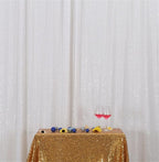 Poise3EHome White Sequin Backdrop, 8FT x 10FT Sequin Photography Backdrop Curtain for Party Decoration