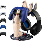 Grupo Erik Cyberpunk Gaming Controller Holder | Gaming Headset Stand | Gaming Stuff & Gaming Room Decor | Controller Stand Perfect for Gamer Gifts | 6.3 x 7.9 x 10.8 in