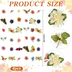 XunYee 6 Pcs 35.4 ft Flower Garlands Hanging Wildflower Backdrop Decoration Artificial Floral Garlands Fake Flower Vines Faux Silk Wildflower Decor for Halloween Fall Wedding Garden Wall Arch(Fall)