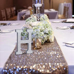 TONIFUL 8 Inch Silver Glitter Letter H Table Centerpiece A-Z Silver Birthday Party Decorations,Silver Alphabet H for Birthday,Chrismas,Graduation,Bridal Shower,Wedding,Anniversary Party Supplies