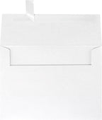 LUXPaper A7 Invitation Envelopes | Peel & Press | 5 1/4" x 7 1/4" | Crystal Metallic | 80lb. Text | 50 Qty