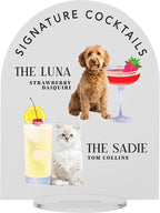 Pet Signature Drink Wedding Signs