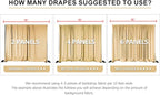 10 x 7 Feet Lake Blue Backdrop Curtain for Partie, Background Curtains for Photoshoot, Birthday, Wedding, Halloween, Thanksgiving, Christmas Day, New Year Party Decorations 5Ft x 7Ft, 2 Panels
