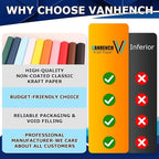 Vanhench 36" x 2400" (200') Yellow Wrapping Paper for Birthday, Solid Color Art Kraft Craft Paper for Gift Wrapping, Birthday, Bouquet Flower Crafts Packing Poster Bulletin Board