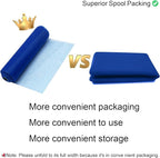 54" by 20 Yards Royal Blue Tulle Fabric Rolls - Tutu Spool Bolt for DIY Wedding Decoration, Baby Shower Tutu Skirt, Gift Wrapping - Large Matte Tulle, Roll Packaging