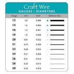 The Beadsmith Wire Elements Craft Wire – Tarnish Resistant, Soft Temper, Round, Black Color – 1mm, 18 Gauge, 7 Yard Spool – Jewelry Making, Wire Wrapping, Floral, & Other DIY Crafts