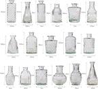 72 Pcs Bud Vase Set, Vases for Centerpieces, Cute Glass Bud Vases in Bulk, Small Vases for Flowers, Clear Vase Set for Wedding Decorations, Home Table Flower Décor