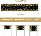 Building Blocks Table Runner Party Celebrating Colorful Blocks Table Runner for Kids Teens Bedroom Living Room Kitchen Birthday Party Decor Table Runner 13x120 Inch
