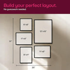 Mixtiles Official - Custom Photo Tiles - Personalized Printed Photos - Magnetic Wall Frames - Adhesive Sticker, No Nails - Various Sizes and Frames - offbeat-set-5-Tile - Oak Frame